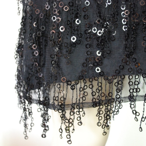 Betsey Johnson Evening Sequined Cocktail Dress 2 - Picture 4 of 6